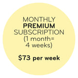 Monthly Premium Subscription Shabbat flowers club los angeles woman
